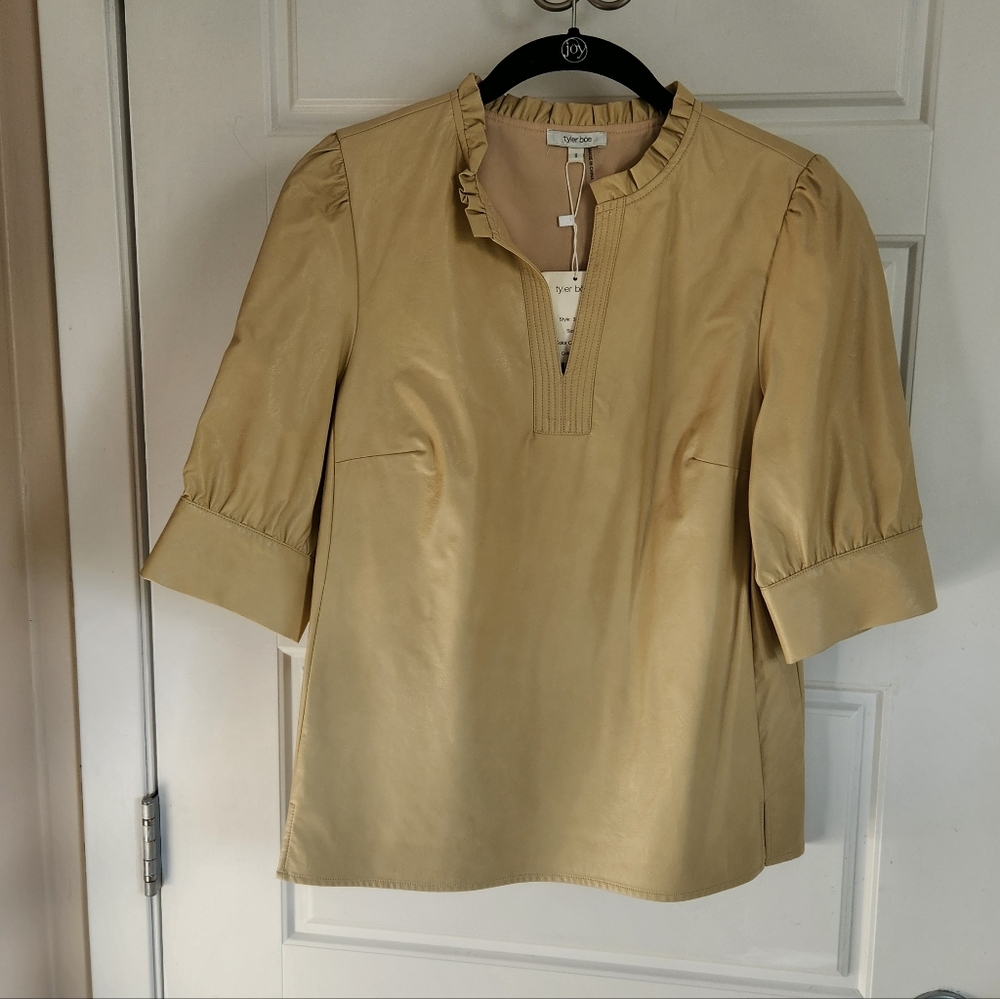 Tyler Boe Flax Blouse size small
